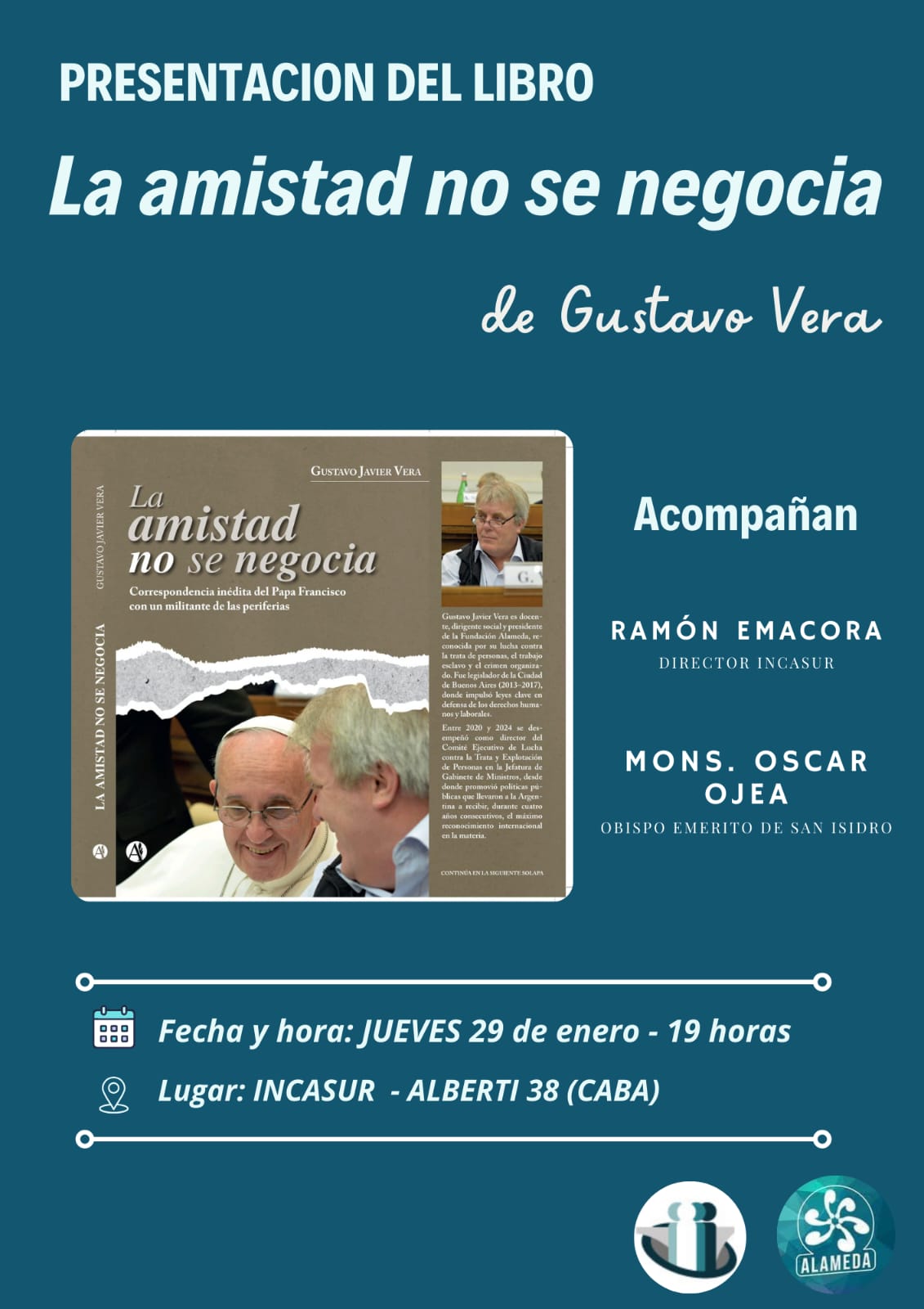 Presentación del libro La amistad no se negocia